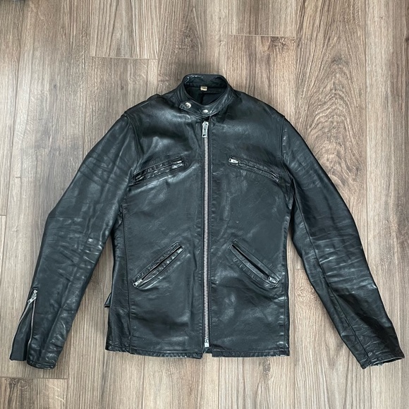 Vintage Black Leather Jacket | Small - Picture 2 of 7